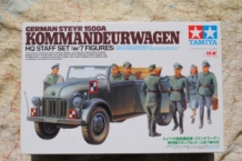 images/productimages/small/German Steyr 1500A KOMMANDEURWAGEN with HQ STAFF Set Tamiya 25149 doos.jpg